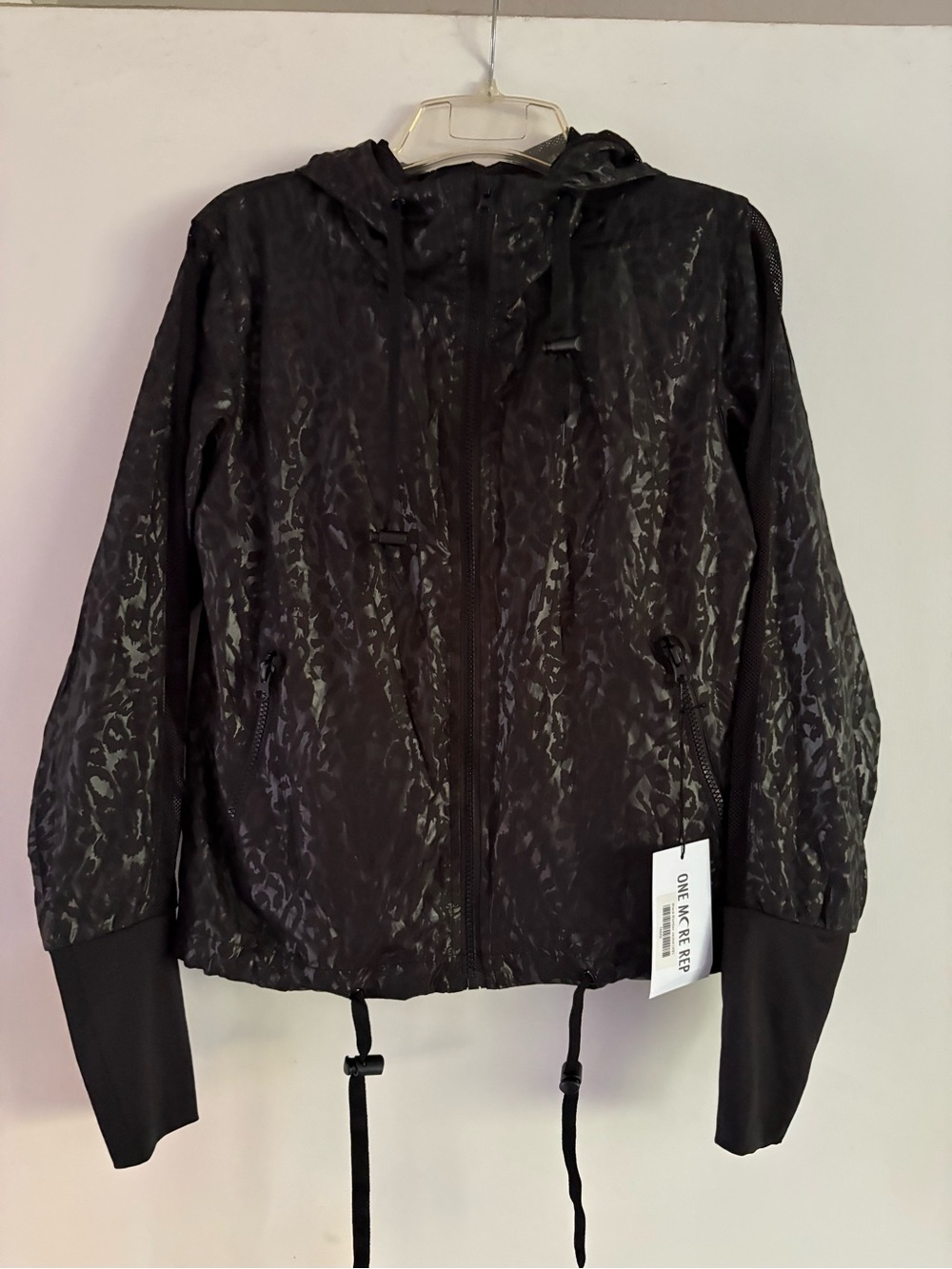 Zyia Active Black Hooded Bomber Jacket Women's Jacket
